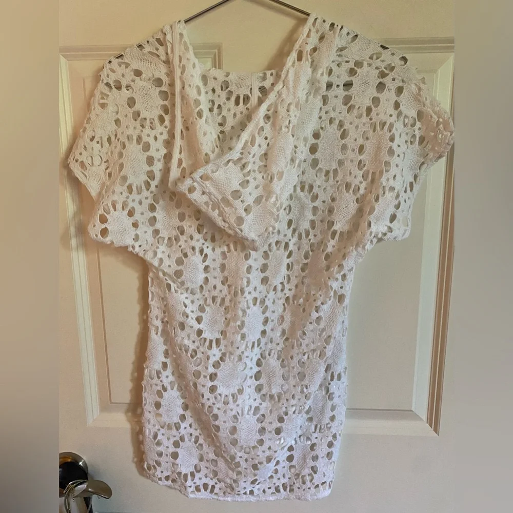 Trina Turk crochet hoodie - Picture 7 of 10